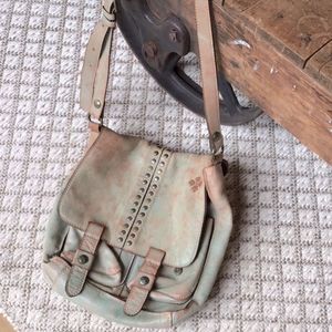 Patricia Nash Armeno Distressed Leather Messenger Bag